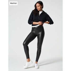 SPANXshape Faux Leather Leggings